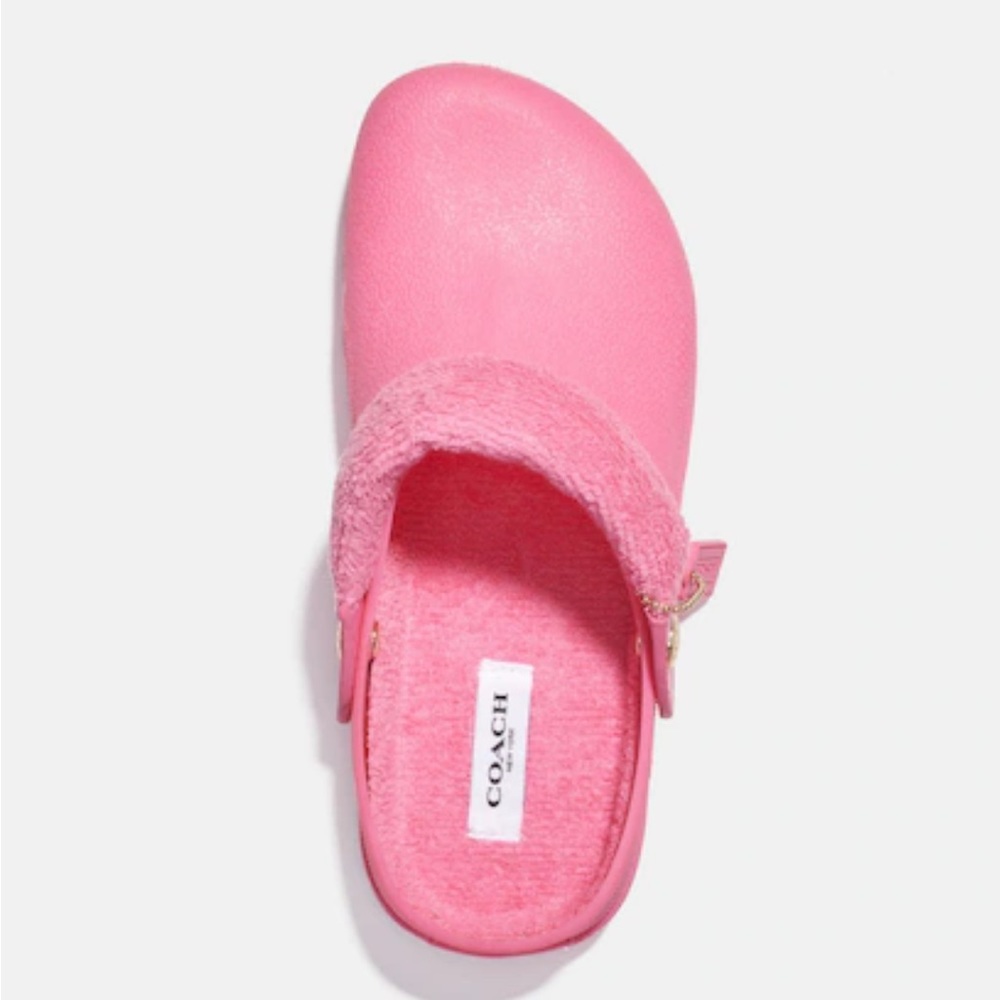COACH petunia pink Lola Clogs. Size 7 - Picture 4 of 9